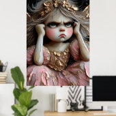 態度を取った妖精 ポスター (ホームオフィス)