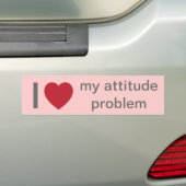 態度メッセージ バンパーステッカー (車上)