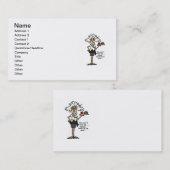 態度ユーモアでステラ 名刺 (正面/裏面)