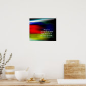 態度前向き言葉 – 健康写真 ポスター (キッチン)