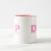 態度- "お父さん小さいプリンセス" ツートーンマグカップ (中央)