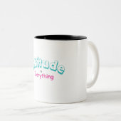 態度 ツートーンマグカップ (正面右)