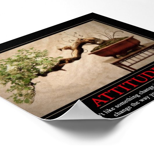 態度 ポスター (角)