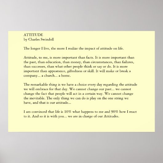 態度 ポスター (正面)