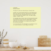 態度 ポスター (キッチン)