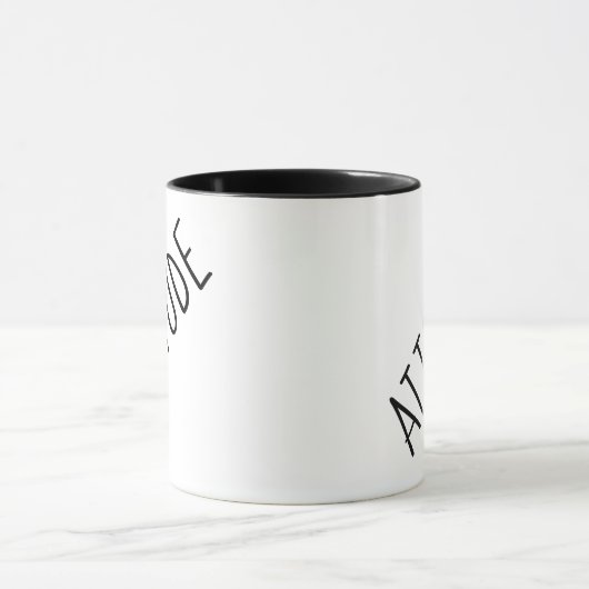 態度 マグカップ (中央)