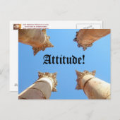 態度、態度! ポストカード (正面/裏面)