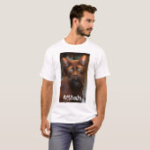 態度Tの猫 Tシャツ (正面フル)