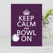 慌てずボウリングを楽しめ - すべての色 招待状 (スタンド正面)