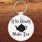 慌てないで – お茶を淹れなさい！ キーホルダー (正面)