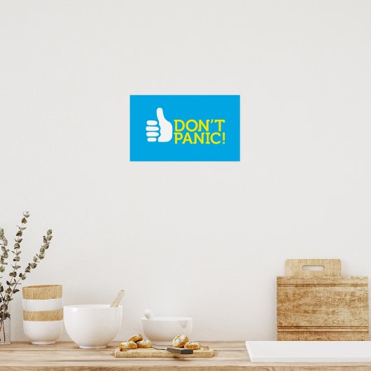 慌てないで ポスター (キッチン)