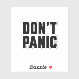 慌てるな シール