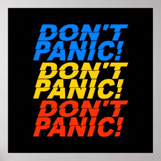 慌てるな！ポスター ポスター (正面)