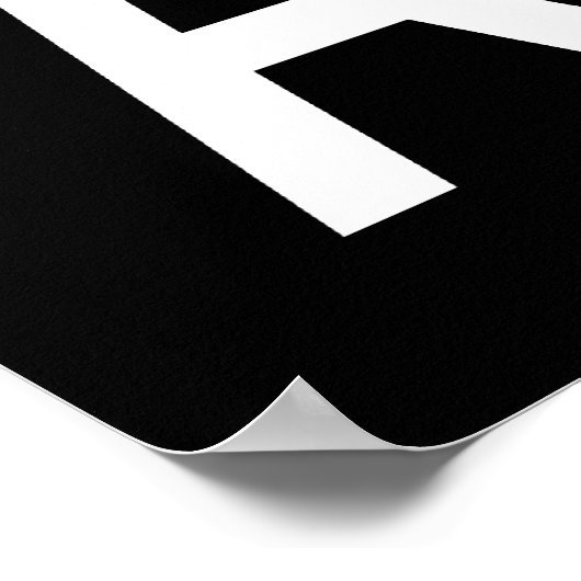 慎み深さが私を素晴らし作るおもしろい- Attitide Sagon ポスター (角)