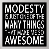 慎み深さが私を素晴らし作るおもしろい- Attitide Sagon ポスター (正面)