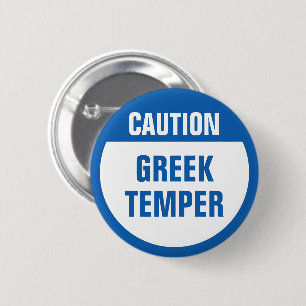 慎重なギリシャの気質 缶バッジ