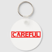 慎重なスタンプ キーホルダー (裏面)