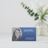 慎重な不動産の名刺 名刺 (スタンド正面)