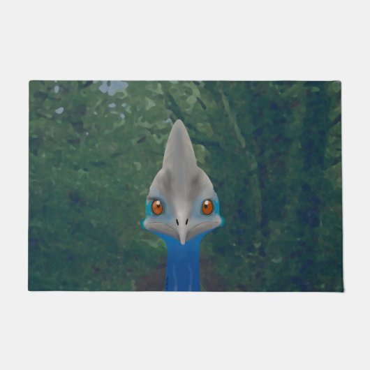 慎重な態度 ドアマット (正面)