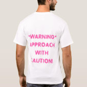 慎重にアプローチ Tシャツ (裏面)