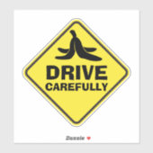 慎重にバナナカーバおもしろいンパーを駆動 シール (シート)