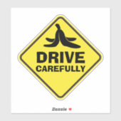 慎重にバナナカーバおもしろいンパーを駆動 シール (シート)