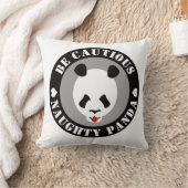慎重にパンダを置く クッション (ブランケット)