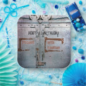 慎重にブルーグレー工業を進める ペーパープレート (パーティー)