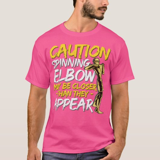 慎重に回転ひじを8つの手足の芸術ムア Tシャツ (正面)