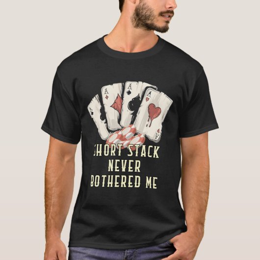 慎重に計画し 大勝ち ギャンブラー ポーカー ギャンブル Tシャツ (正面)