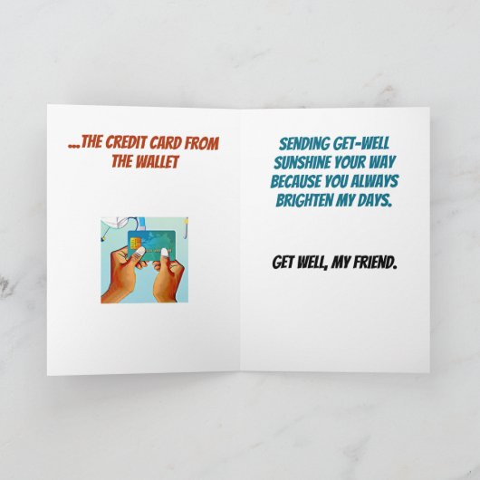 慎重に財布を取り除く カード (内部)