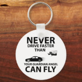 慎重に運転する キーホルダー (正面)