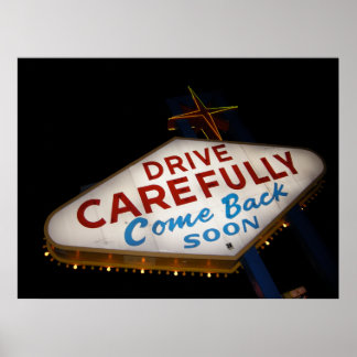 慎重に運転する ポスター