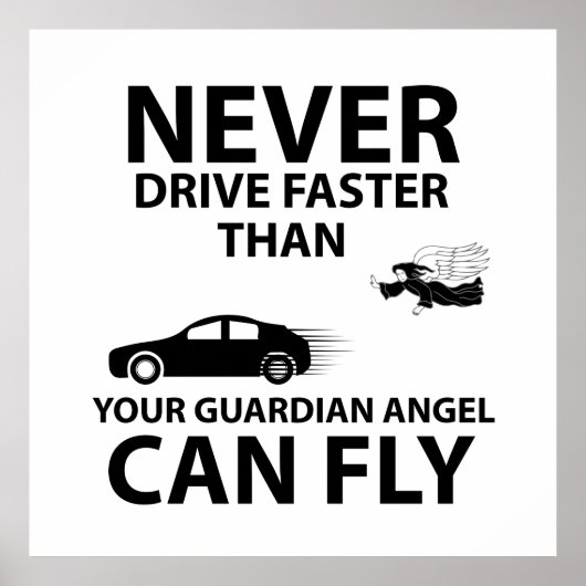 慎重に運転する ポスター (正面)