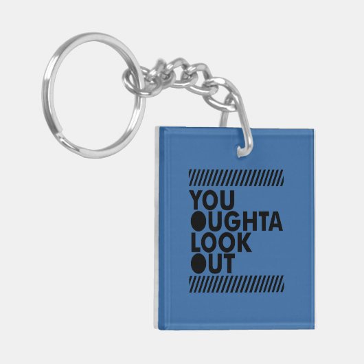 慎重にYOLO キーホルダー (正面左)