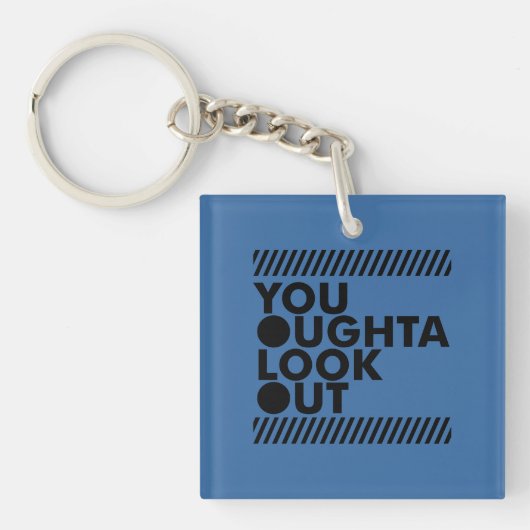 慎重にYOLO キーホルダー (正面)