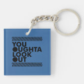 慎重にYOLO キーホルダー (裏面)