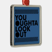 慎重にYOLO メタルオーナメント (右)