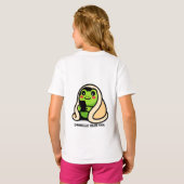 慢性オンラインカエル 楽しいミーム Tシャツ (裏面フル)