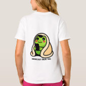 慢性オンラインカエル 楽しいミーム Tシャツ (裏面)