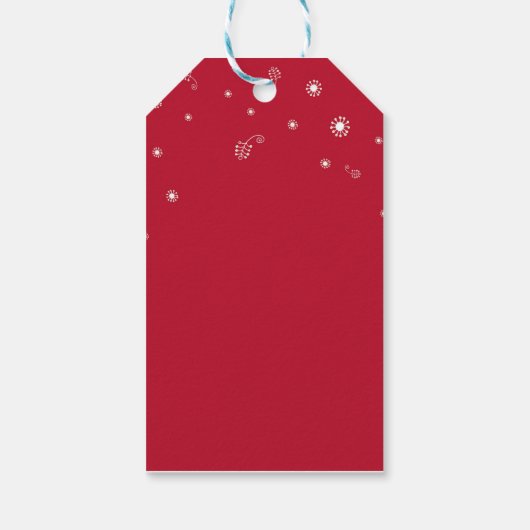 慢性クリスマスプレゼントラベル ギフトタグ (裏面)