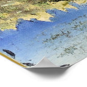 慢性損傷「アーリントン池」組織。アート ポスター (角)