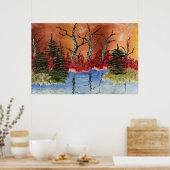 慢性損傷「アーリントン池」組織。アート ポスター (キッチン)