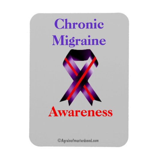 慢性片頭痛認識度 マグネット (縦)