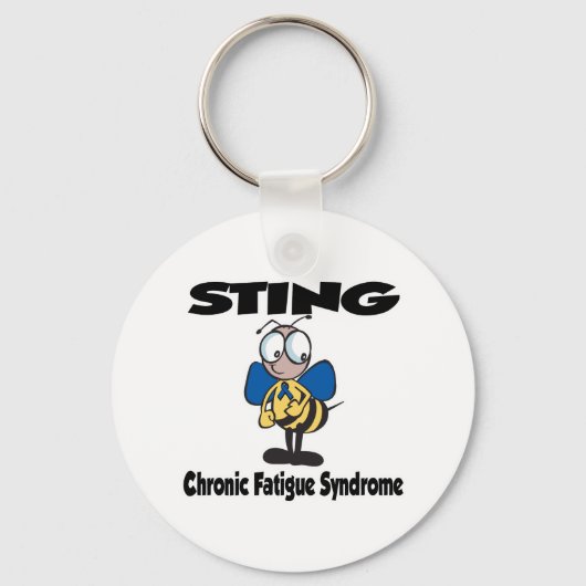 慢性疲労症候群 STING キーホルダー (正面)