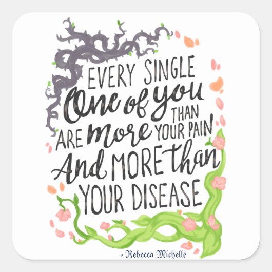 慢性疼痛シール スクエアシール (正面)