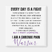 慢性疼痛戦士 マグネット (正面)