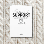 慢性疾患の人のための愛とサポート カード