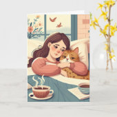 慢性疾患を抱える人への愛と支援 カード (黄色い花)