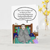 慢性疾患系列 | 手描き漫画 カード (黄色い花)